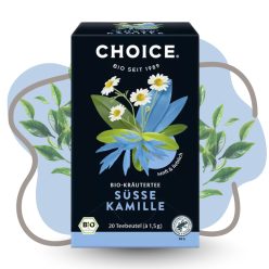   BIO CHOICE® Édes kamilla gyógynövénytea 30g Süsse kamille 20 filter