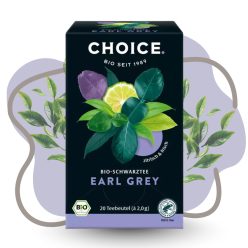 BIO CHOICE® Earl Grey fekete tea 40g 20 filter
