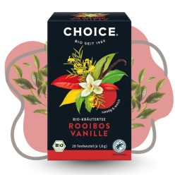 BIO CHOICE® Rooibos vanília tea 36g 20 filter