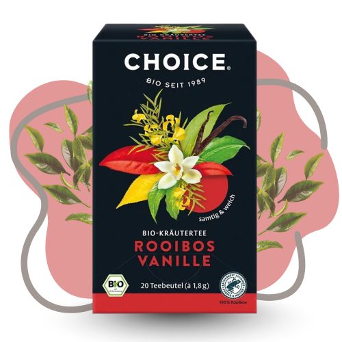 BIO CHOICE® Rooibos vanília tea 36g 20 filter