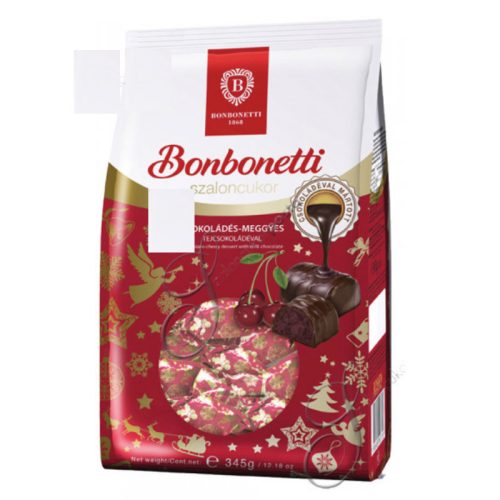 Bonbonetti étcsokoládéba mártott zselés meggy szaloncukor (Konzum) 280g 