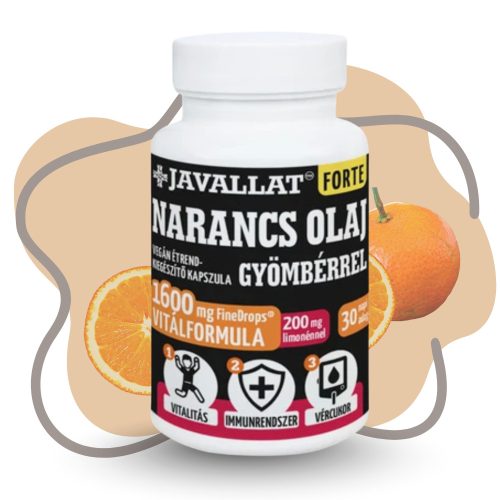 JAVALLAT Forte Narancs olaj gyömbérrel 60db