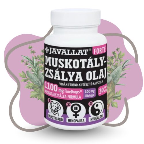 JAVALLAT Forte Muskotályzsálya olaj 60db
