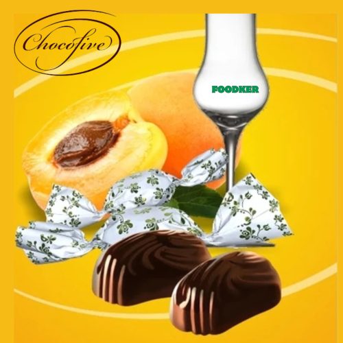 CHOCOFIVE lédig barackpálinkás szaloncukor 0,5 kg 