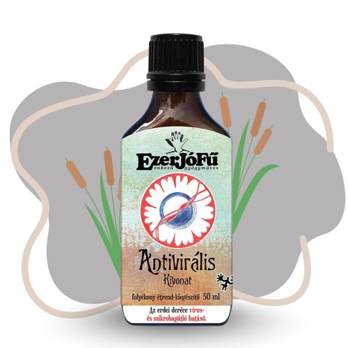 EzerJóFű Antivirális kivonat 50ml alkoholmentes, növényi glicerinnel