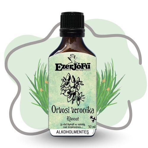 EzerJóFű Orvosi veronika kivonat 50ml alkoholmentes, növényi glicerinnel