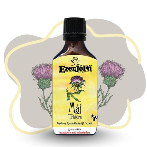 EzerJóFű Máj tinktúra 50ml folyékony étrend-kiegészító