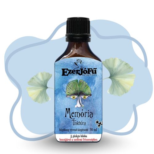 EzerJóFű Memória tinktúra 50ml folyékony étrend-kiegészítő