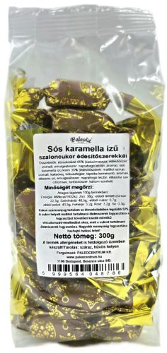 Paleolit Sós-karamellás szaloncukor 300g krémmel töltve