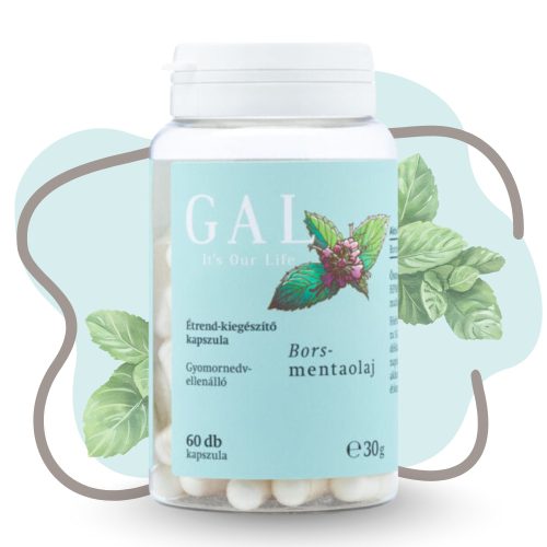 GAL Borsmentaolaj 100mg x 60 kapszula ÚJ