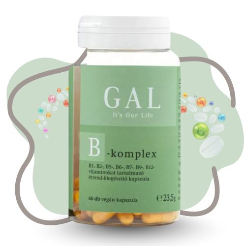GAL B-komplex 60 vegán kapszula ÚJ