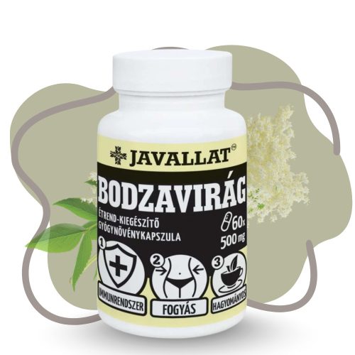 JAVALLAT Bodzavirág kapszula 60 db 