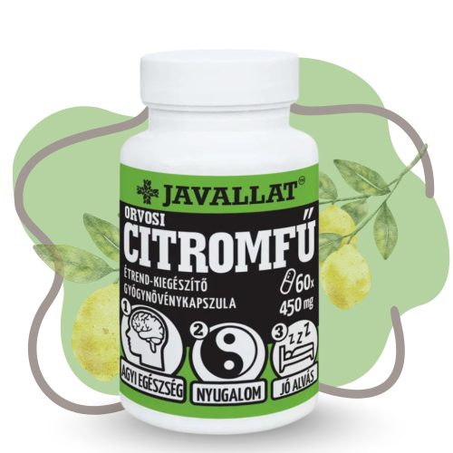 JAVALLAT Citromfű Orvosi kapszula 60 db 
