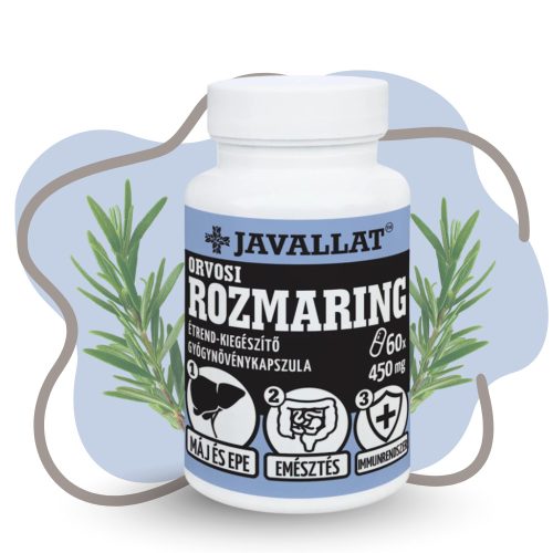 JAVALLAT Orvosi Rozmaring kapszula 60 db 