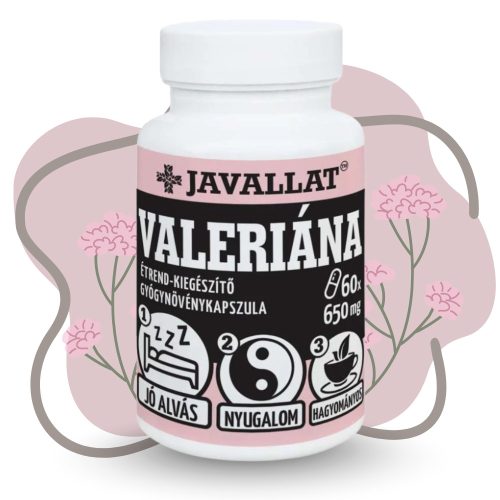JAVALLAT Valeriána kapszula 60 db 