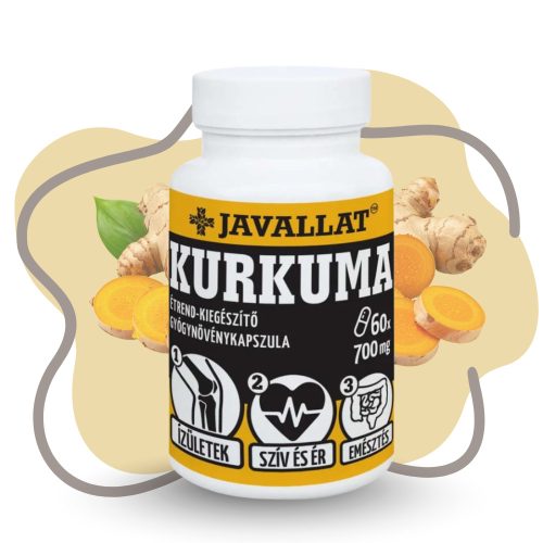 JAVALLAT Kurkuma kapszula 60 db 