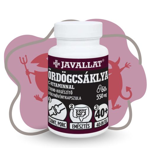 JAVALLAT ördögcsáklya C-vitaminnal kapszula 60db