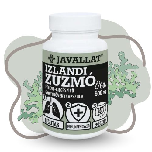 JAVALLAT Izlandi Zuzmó kapszula 60 db 