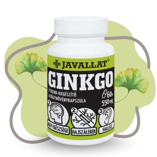 JAVALLAT Ginkgo kapszula 60 db 