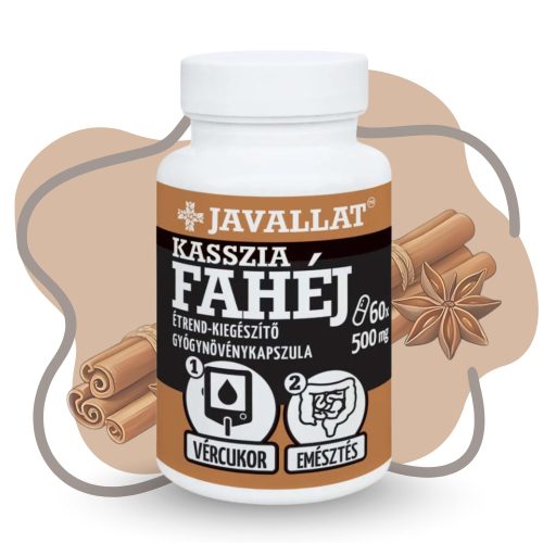 JAVALLAT Kasszia Fahéj kapszula 60 db