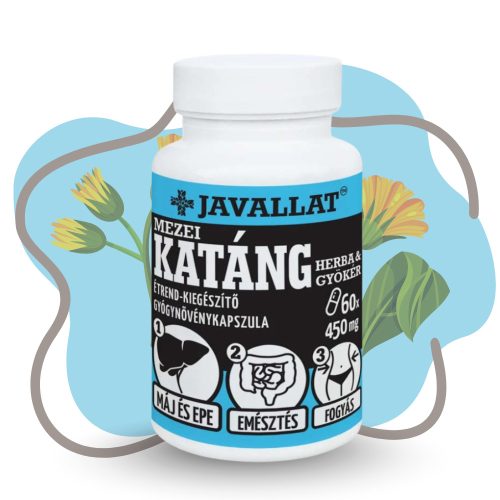 JAVALLAT Mezei Katáng herba és gyökér kapszula 60 db