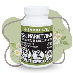   JAVALLAT Őszi margitvirág gyömbérrel és kasszia fahéjjal kapszula - 60db 