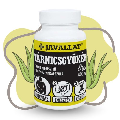 JAVALLAT Sárga Tárnicsgyökér kapszula 60 db 