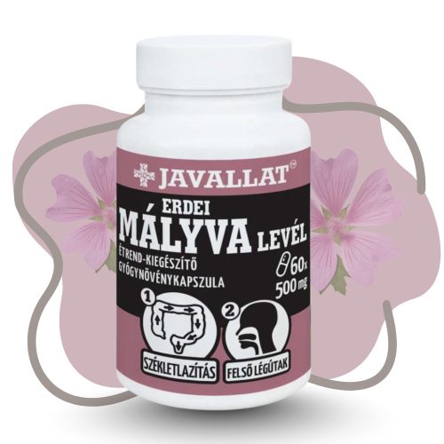 JAVALLAT Erdei mályva levél kapszula 60 db