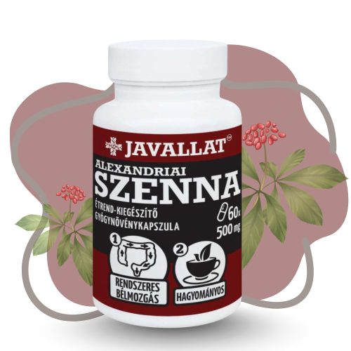 JAVALLAT Alexandriai Szenna kapszula 60 db 
