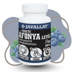 JAVALLAT Fekete Áfonya Levél kapszula 60 db