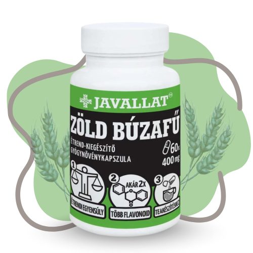 JAVALLAT Zöld búzafű kapszula 60 db 