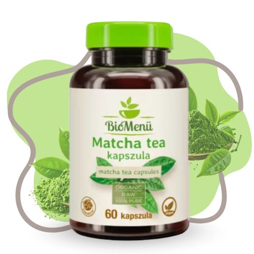 BioMenü BIO Matcha tea kapszula 60db