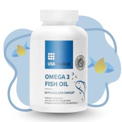 USA medical GOLDEN® Omega 3 halolaj kapszula 60 db