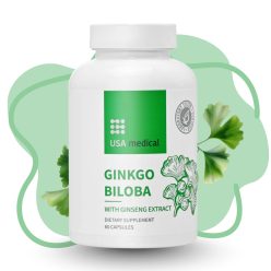 USA medical Ginkgo Biloba kapszula ginzeng kivonattal 60 db