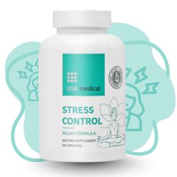   USA medical Stressz Kontroll kapszula AlphaWave® L-theanine-nel 60 db