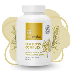   USA medical Organikus moszatok bojtorjángyökérrel és BioPerine®-nel 60 db