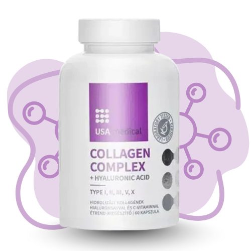 USA medical Kollagén Komplex kapszula 5 kollagén típussal 60 db