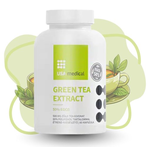 USA medical Zöld tea kivonat 50% EGCG tartalommal 60 db