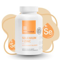 USA medical Szerves Lalmin® szelén + cink 60 db