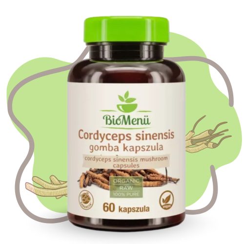 BioMenü BIO CORDYCEPS sinensis gomba kapszula 60 db