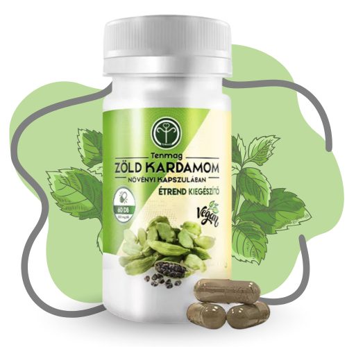 Tenmag Zöld kardamom 60db kapszula