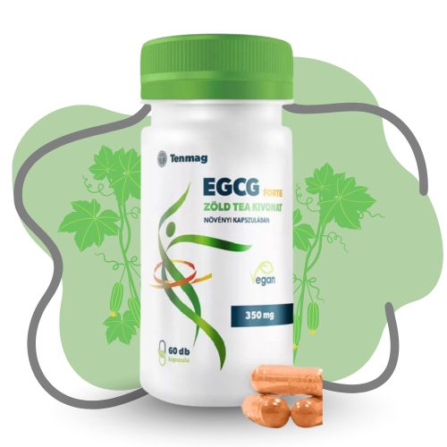 Tenmag EGCG Forte 350mg Zöld tea kivonat 60db kapszula
