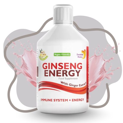 Swedish Nutra GINSENG energy folyékony vitaminkomplex 500ml