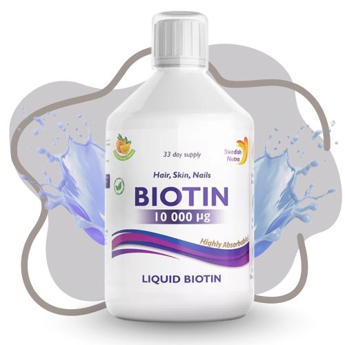 Swedish Nutra Biotin 10000 folyékony vitamin 500ml