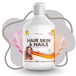   Swedish Nutra HAJ, bőr és köröm folyékony vitamin kollagénnel 500ml