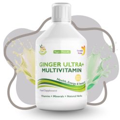   Swedish Nutra GINGER ULTRA+ folyékony multivitamin vassal 500 ml
